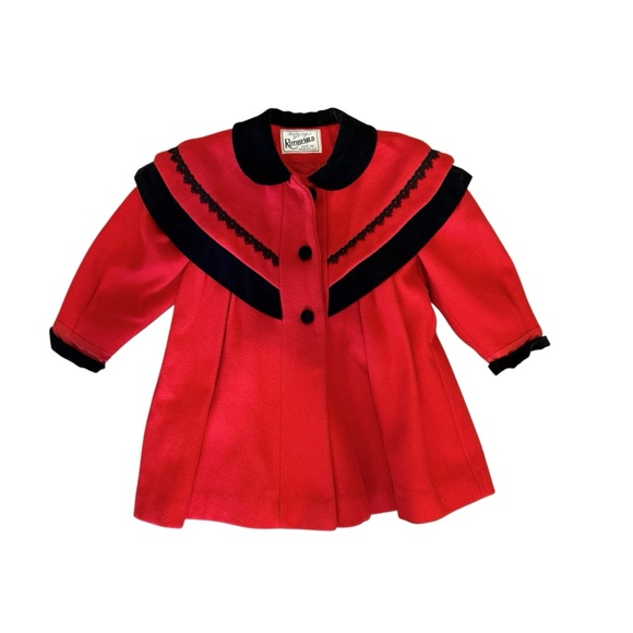 Vintage Rothschild red wool jacket size 3T Union Tags